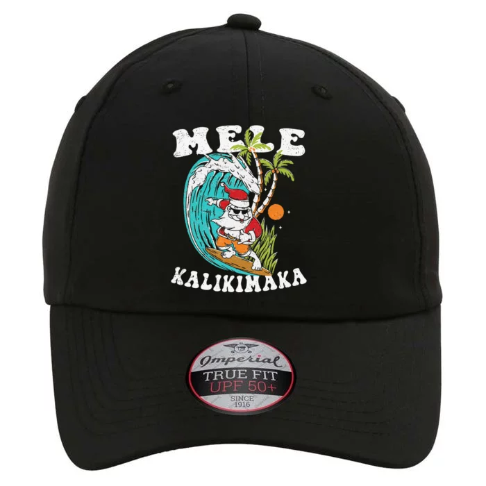 Mele Kalikimaka Hawaii Christmas Surfing Santa The Original Performance Cap