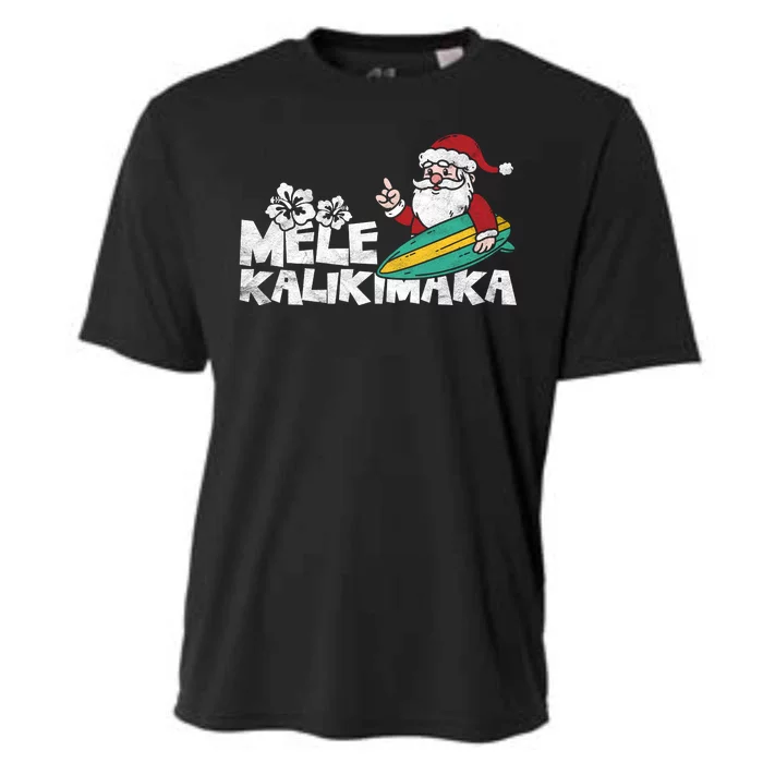 Mele Kalikimaka Hawaiian Christmas Cooling Performance Crew T-Shirt