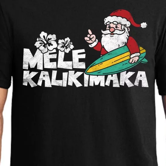 Mele Kalikimaka Hawaiian Christmas Pajama Set