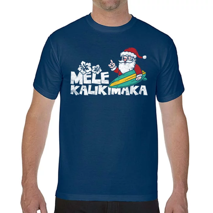 Mele Kalikimaka Hawaiian Christmas Comfort Colors T-Shirt