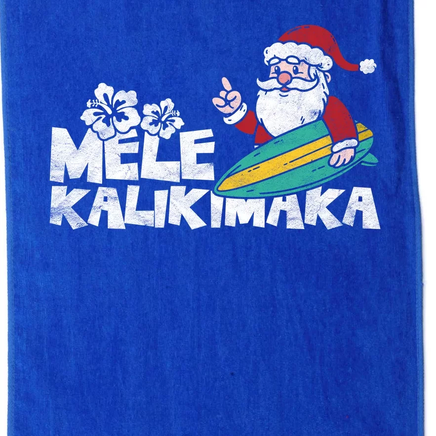 Mele Kalikimaka Hawaiian Christmas Platinum Collection Golf Towel