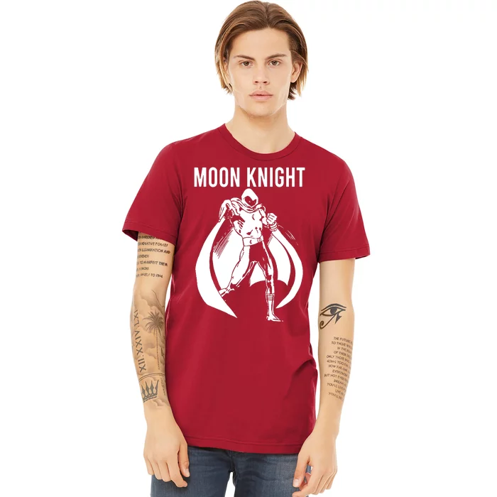 Moon Knight Hero Cartoon Superhero Premium T-Shirt