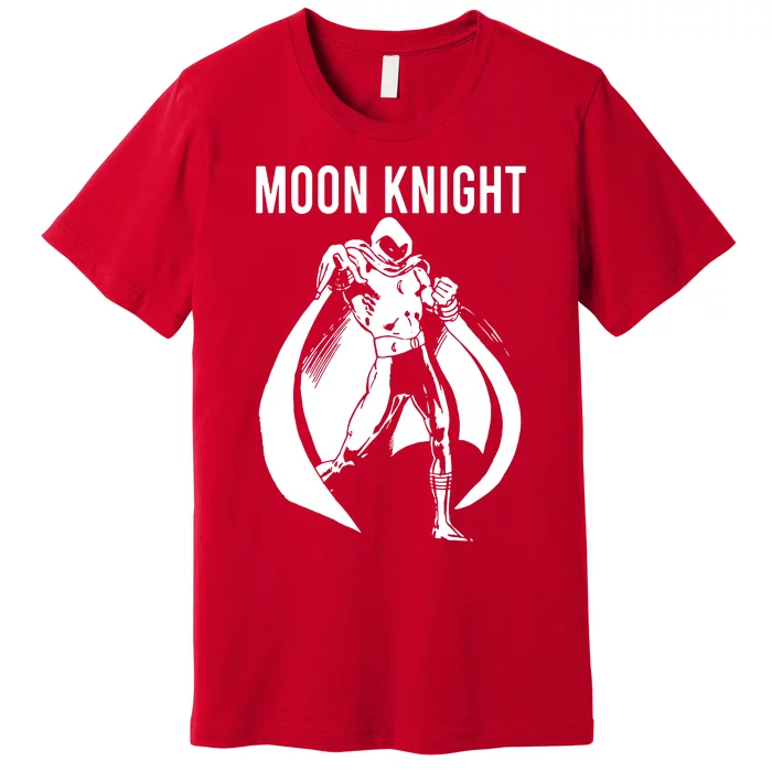 Moon Knight Hero Cartoon Superhero Premium T-Shirt