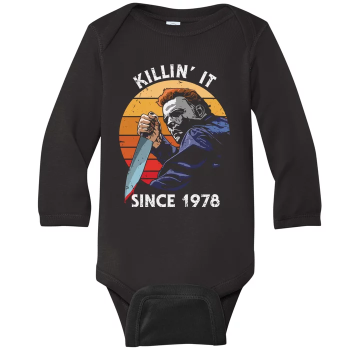 Michael Killin It Since 1978 Baby Long Sleeve Bodysuit