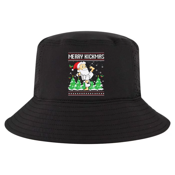 Merry Kickmas Karate Jiu Jitsu Martial Arts Christmas Cool Comfort Performance Bucket Hat