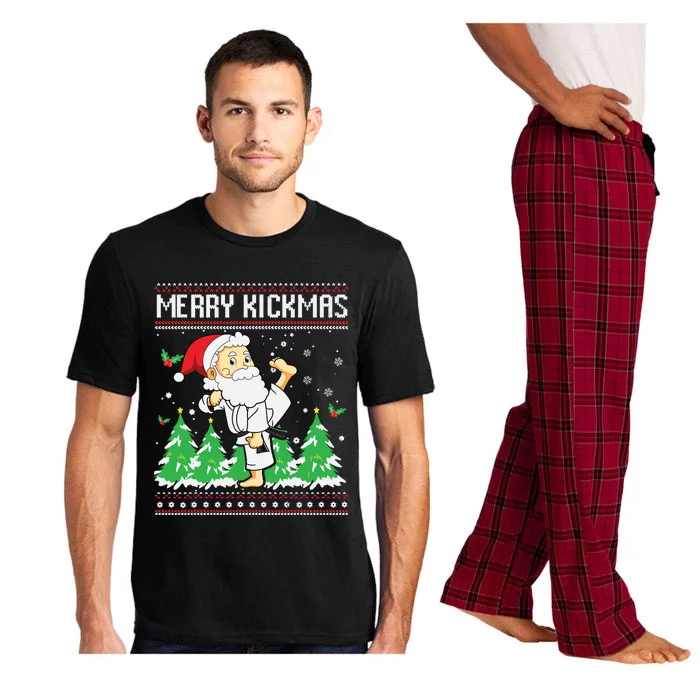 Merry Kickmas Karate Jiu Jitsu Martial Arts Christmas Pajama Set