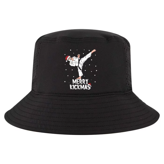 Merry Kickmas Karate Santa Claus Martial Arts Christmas Cool Comfort Performance Bucket Hat