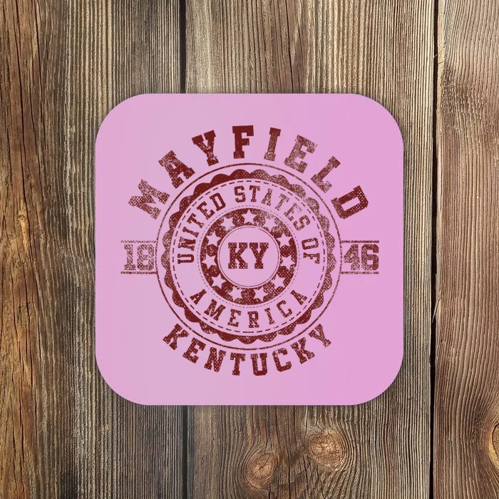 Mayfield Ky Kentucky Vintage City Coaster