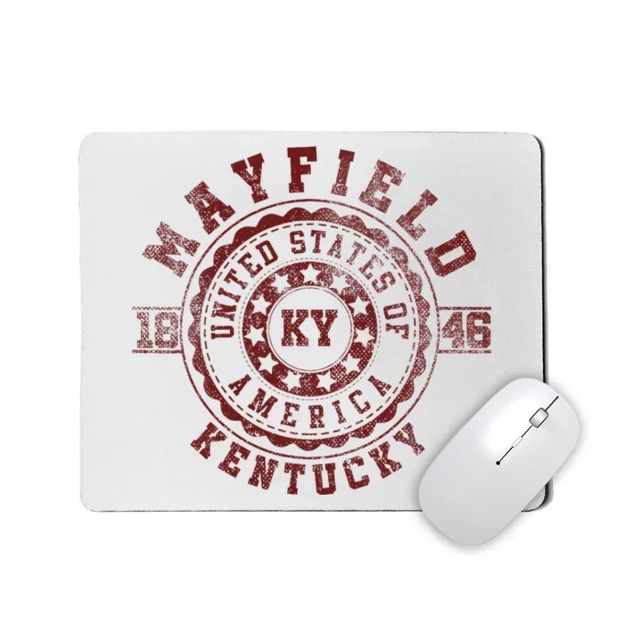 Mayfield Ky Kentucky Vintage City Mousepad