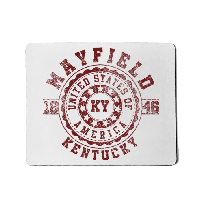 Mayfield Ky Kentucky Vintage City Mousepad