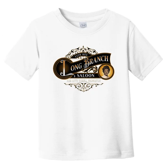 Miss KittyS Long Branch Saloon Classic Tv Western Toddler T-Shirt