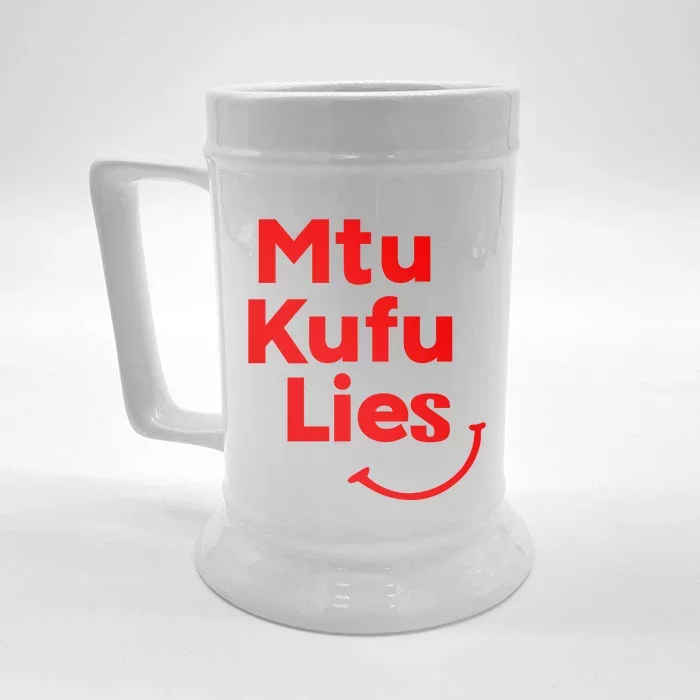 Mtu Kufu Lies Front & Back Beer Stein