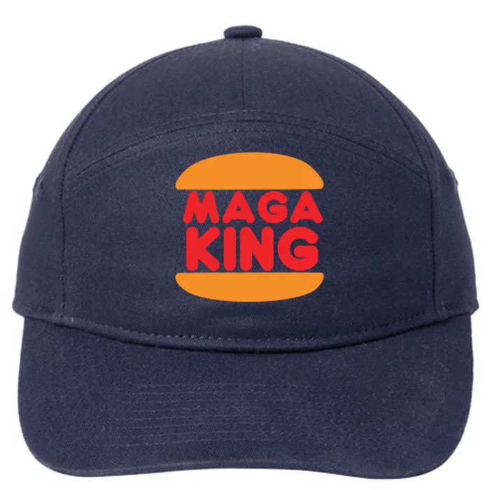 MAGA King Logo 7-Panel Snapback Hat