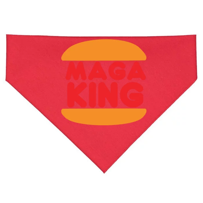 MAGA King Logo USA-Made Doggie Bandana