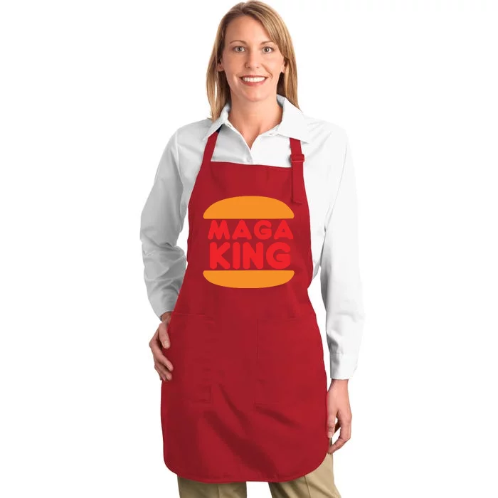 MAGA King Logo Full-Length Apron With Pocket