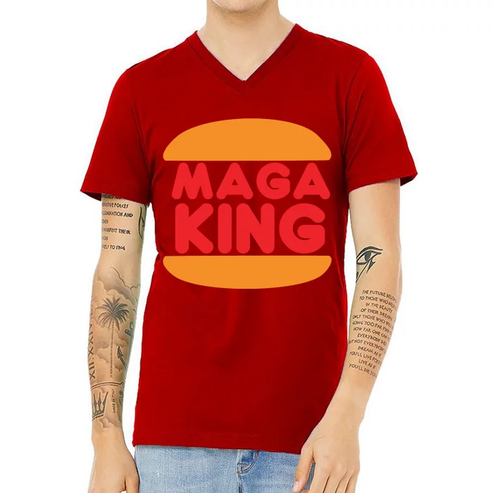 MAGA King Logo V-Neck T-Shirt