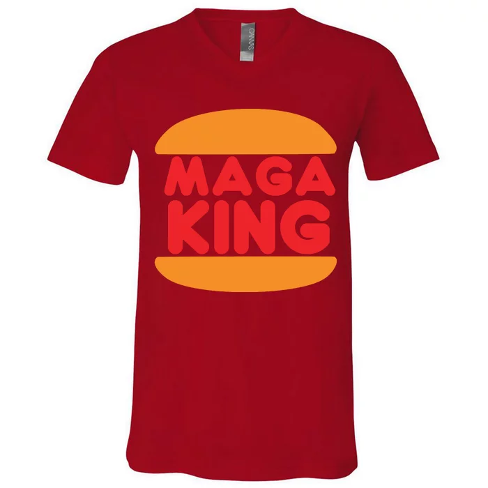 MAGA King Logo V-Neck T-Shirt