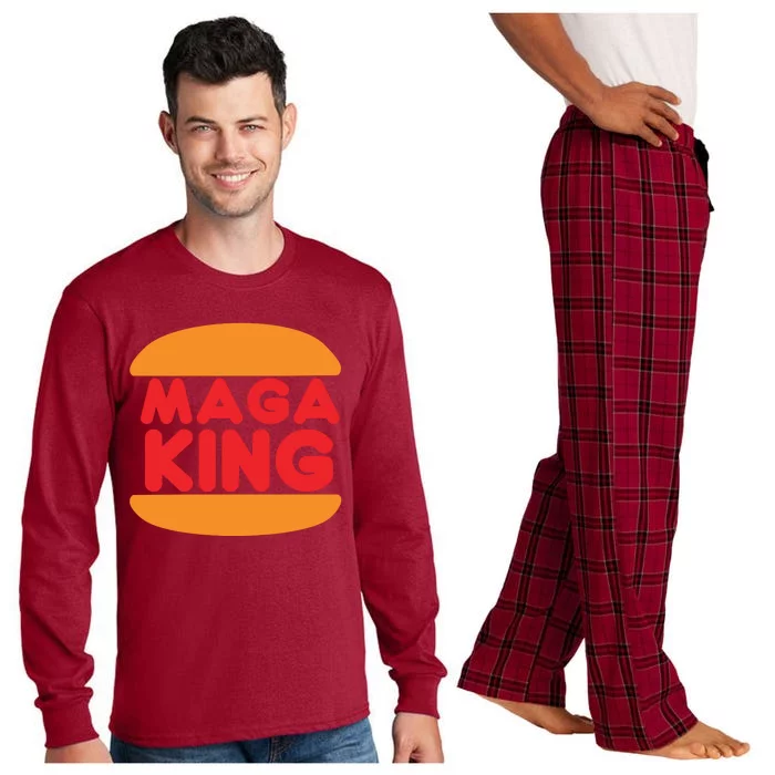 MAGA King Logo Long Sleeve Pajama Set