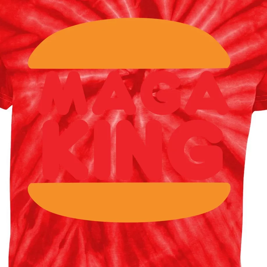 MAGA King Logo Kids Tie-Dye T-Shirt