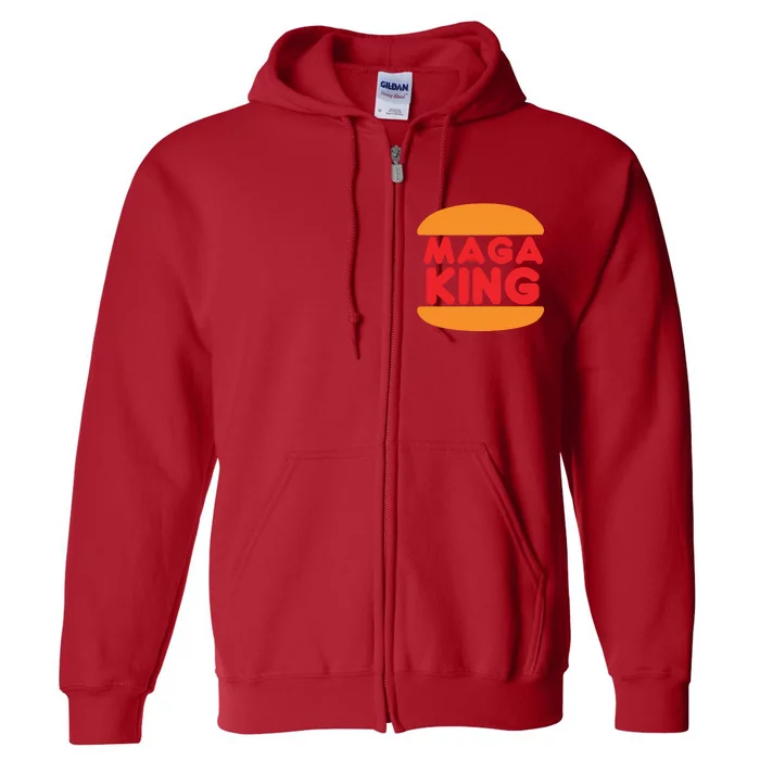 MAGA King Logo Full Zip Hoodie