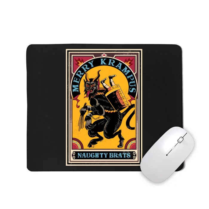 MERRY KRAMPUS Mousepad