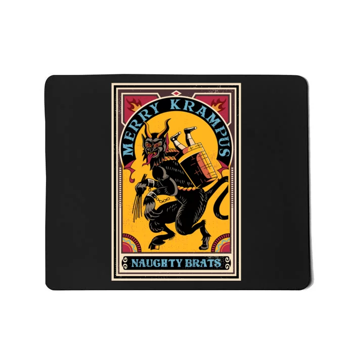 MERRY KRAMPUS Mousepad