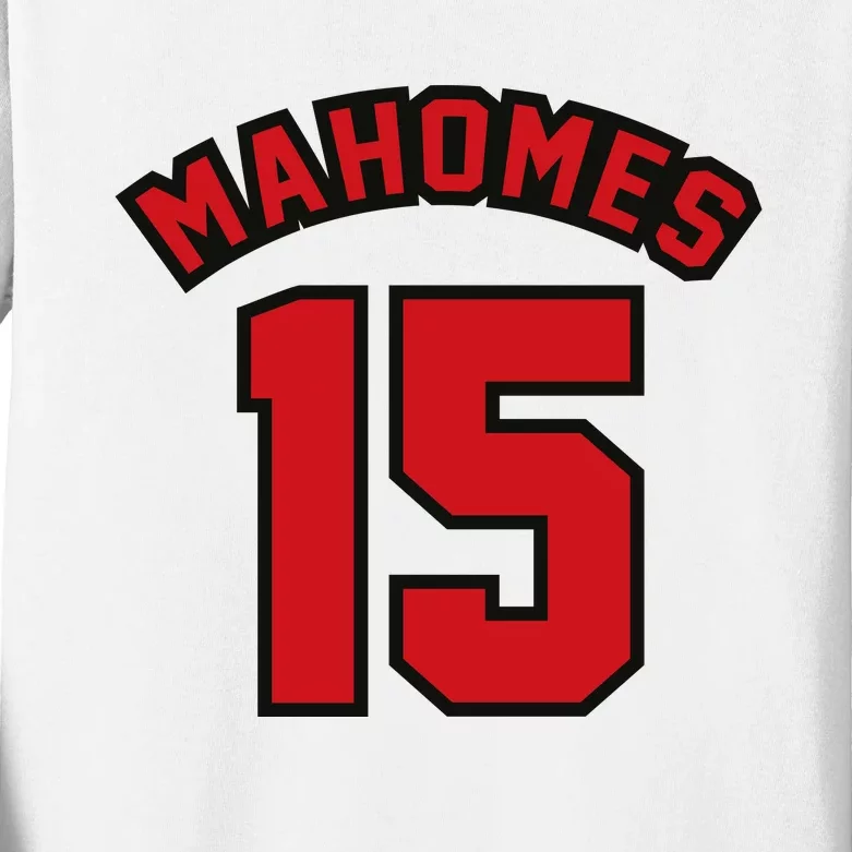 Mahomes Kc Kids Long Sleeve Shirt