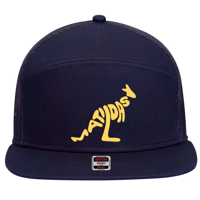 Matildas Kangaroo 7 Panel Mesh Trucker Snapback Hat