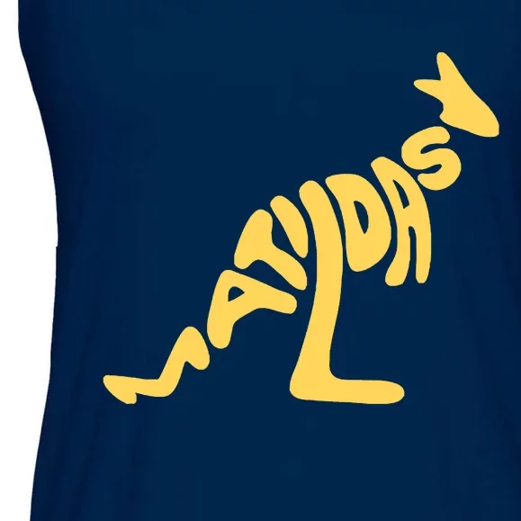 Matildas Kangaroo Ladies Essential Flowy Tank