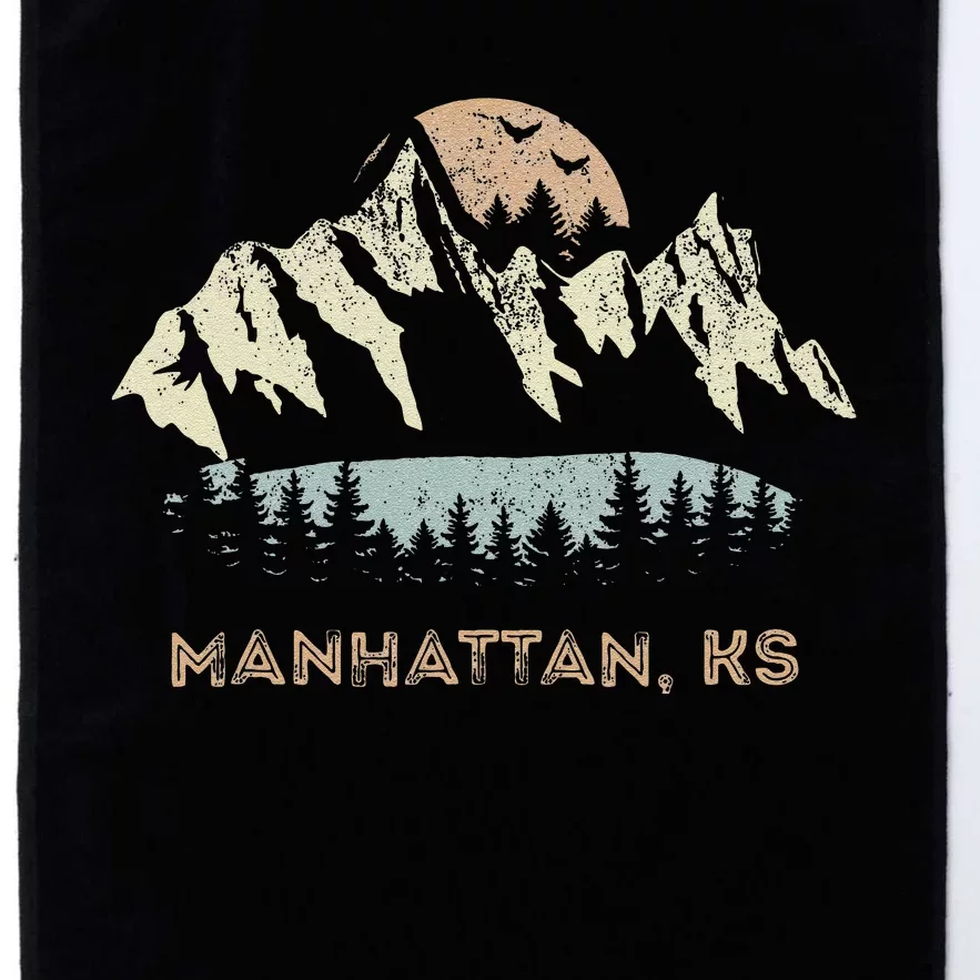 Manhattan Kansas Mountain Sunset Sunrise Ks Platinum Collection Golf Towel