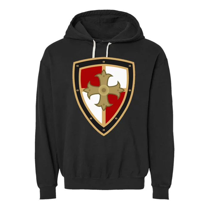 Medieval Knight Medieval Renaissance Tunic Garment-Dyed Fleece Hoodie