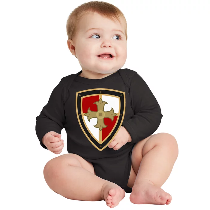 Medieval Knight Medieval Renaissance Tunic Baby Long Sleeve Bodysuit