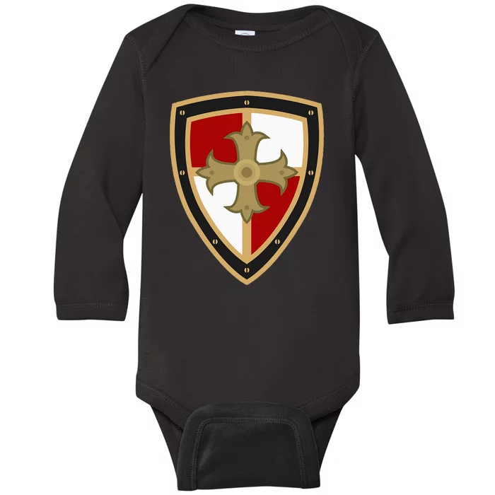 Medieval Knight Medieval Renaissance Tunic Baby Long Sleeve Bodysuit