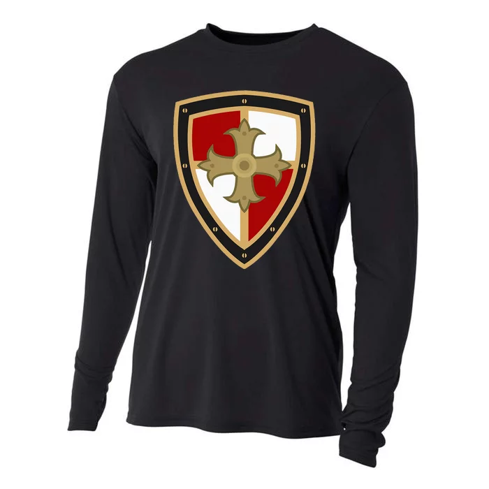 Medieval Knight Medieval Renaissance Tunic Cooling Performance Long Sleeve Crew