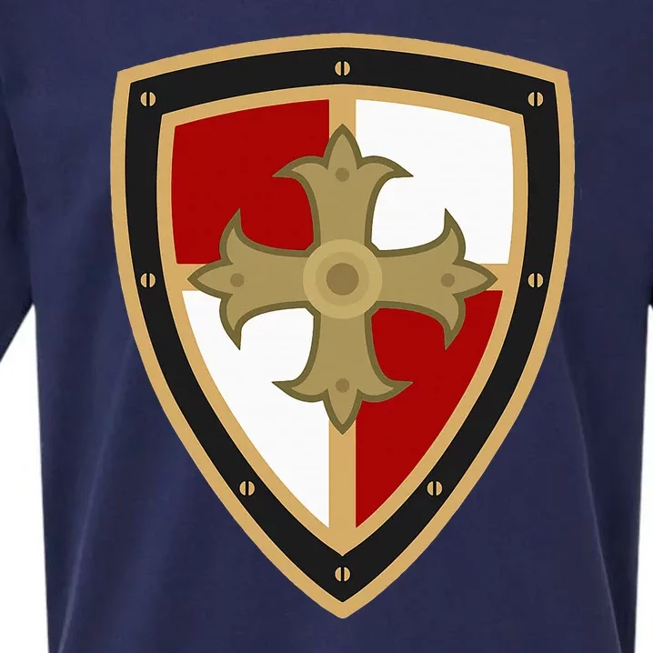 Medieval Knight Medieval Renaissance Tunic Sueded Cloud Jersey T-Shirt