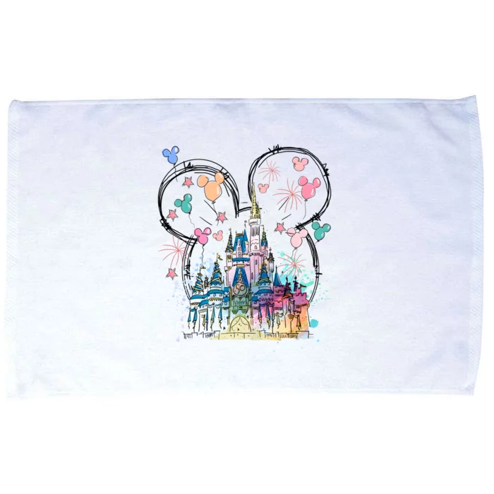 Magical Kingdom Mouse Ear Castle Microfiber Hand Towel