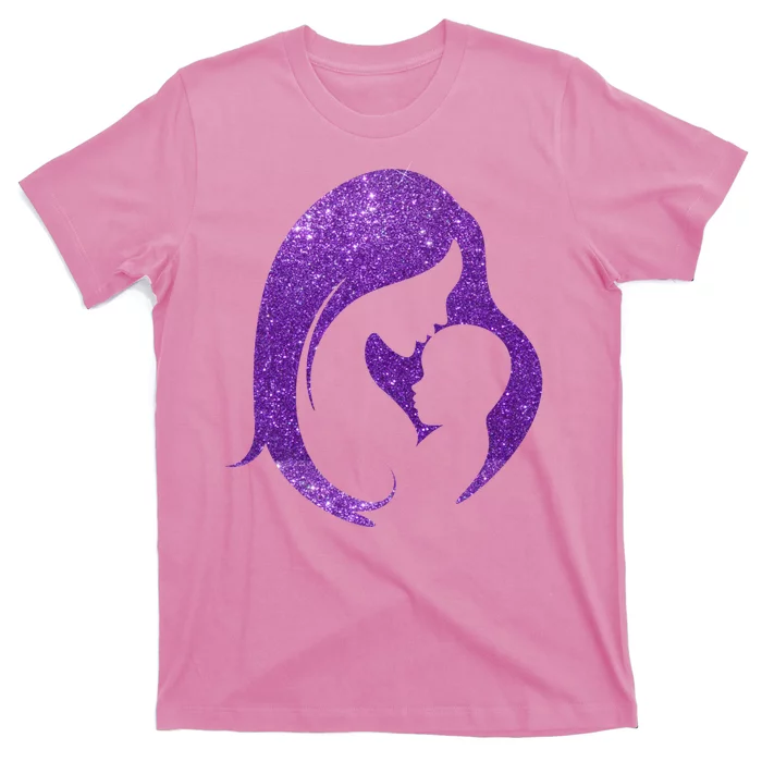 Mother Kissing Newborn Baby Cute Gift T-Shirt