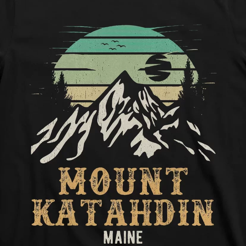 Mount Katahdin National Park Merchandise Hiking Mt Katahdin T-Shirt