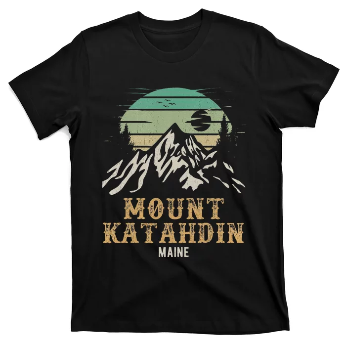 Mount Katahdin National Park Merchandise Hiking Mt Katahdin T-Shirt