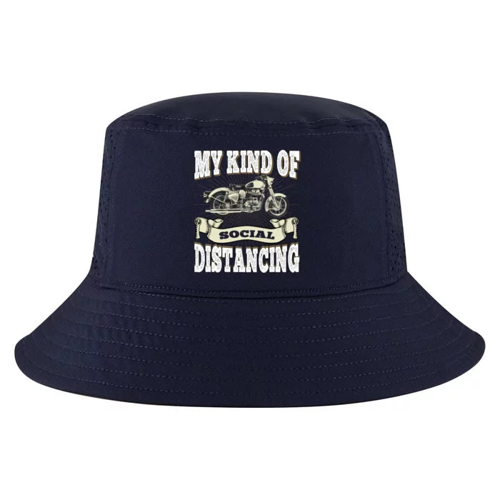 My Kind Of Social Distancing Motorcycle Cool Comfort Performance Bucket Hat