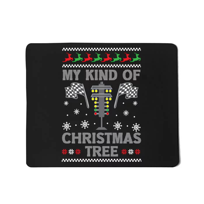 My Kind Of Christmas Tree Funny Gift Racing Car Driver Ugly Xmas Great Gift Mousepad