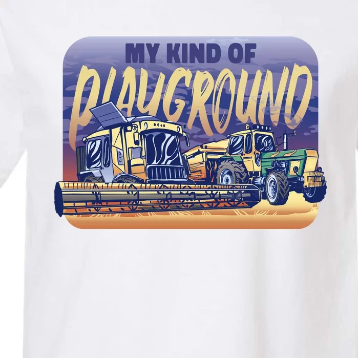 My Kind Of Playground Tractor Farm Garment-Dyed Heavyweight T-Shirt