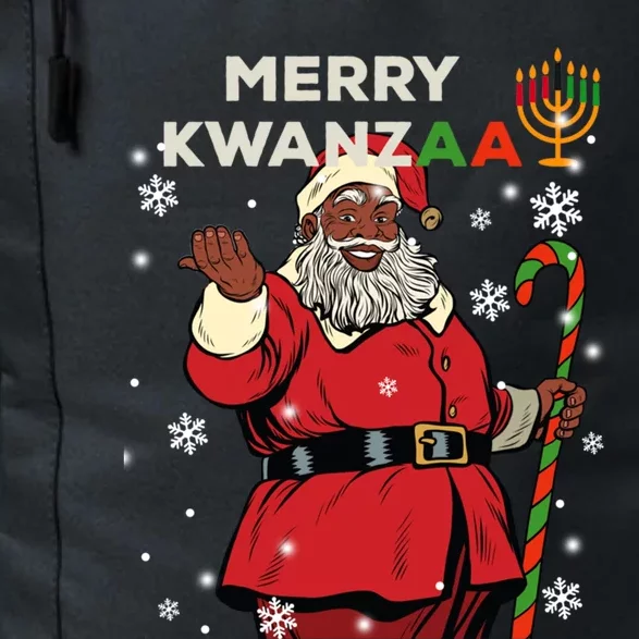 Merry Kwanzaa Santa Claus Black Christmas African American Gift Daily Commute Backpack