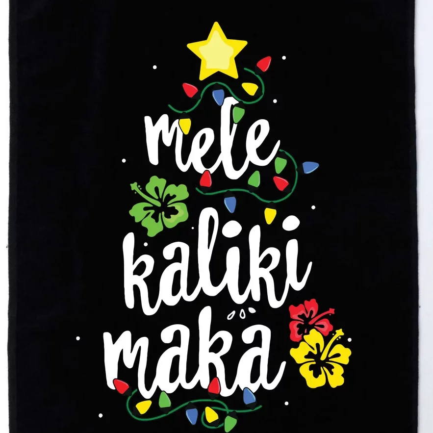 Mele Kalikimaka Shirts For Women Hawaiian Hawaii Christmas Platinum Collection Golf Towel