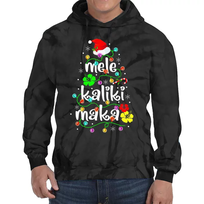 Mele Kalikimaka Shirt For Wo Hawaiian Hawaii Christmas Tie Dye Hoodie