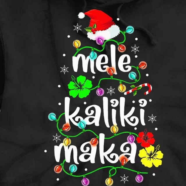 Mele Kalikimaka Shirt For Wo Hawaiian Hawaii Christmas Tie Dye Hoodie