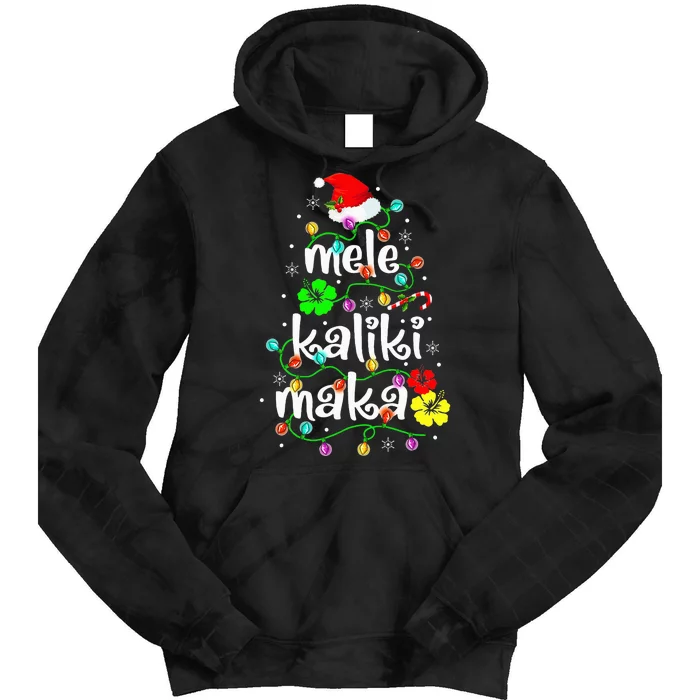 Mele Kalikimaka Shirt For Wo Hawaiian Hawaii Christmas Tie Dye Hoodie