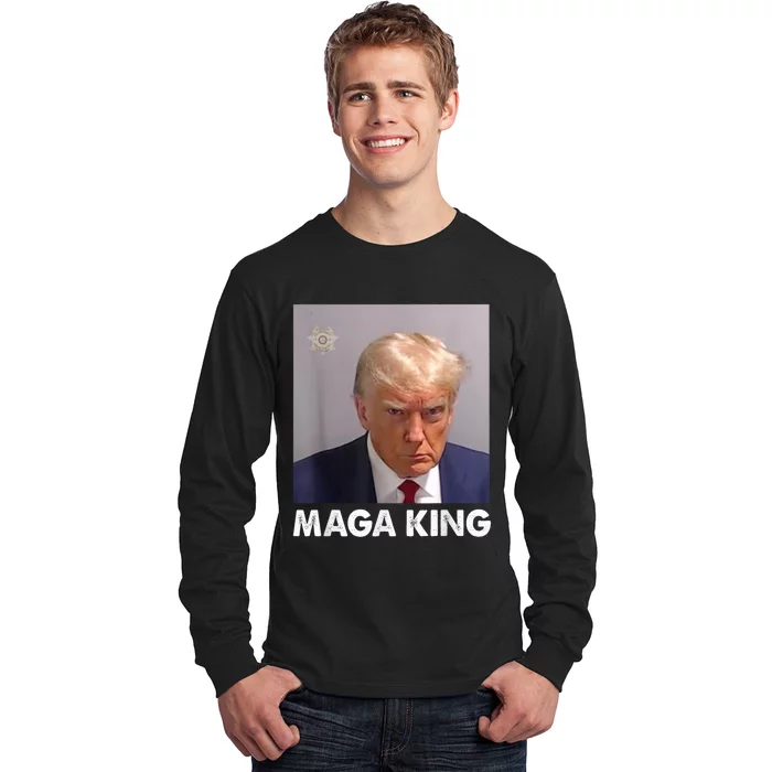 MAGA King Trump Never Surrender Long Sleeve Shirt