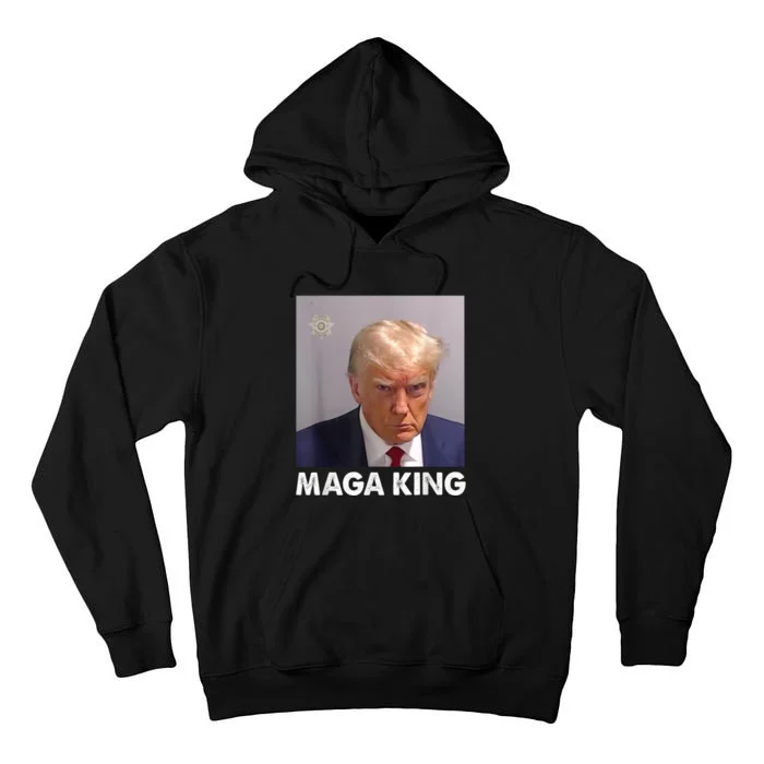 MAGA King Trump Never Surrender Tall Hoodie