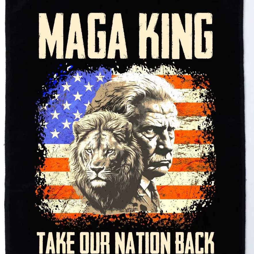 Maga King Take Our Nation Back I Stand With Trump Platinum Collection Golf Towel